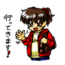 Pregnant woman daily life sticker sticker #4814382