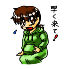 Pregnant woman daily life sticker sticker #4814395