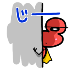 Frogman Red sticker #4814450