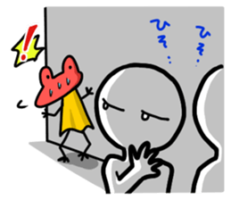 Frogman Red sticker #4814451