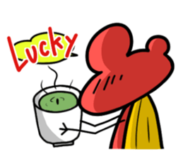 Frogman Red sticker #4814453