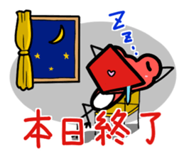 Frogman Red sticker #4814455