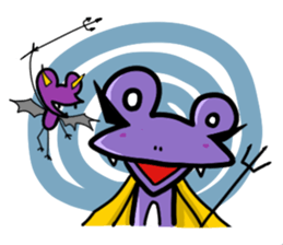 Frogman Red sticker #4814460