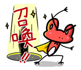 Frogman Red sticker #4814462