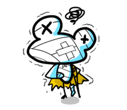 Frogman Red sticker #4814466