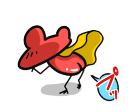 Frogman Red sticker #4814468