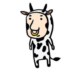 Mr. Big Nose loves daydreaming. sticker #4814494