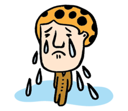 Mr. Big Nose loves daydreaming. sticker #4814504