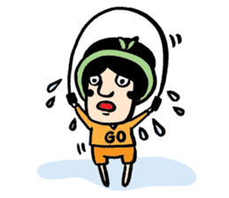 Mr. Big Nose loves daydreaming. sticker #4814508