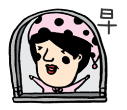 Mr. Big Nose loves daydreaming. sticker #4814513