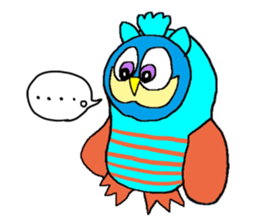 antique stuffed doll Sticker sticker #4815048