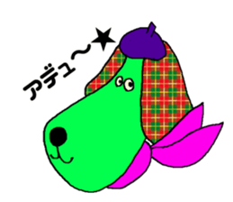 antique stuffed doll Sticker sticker #4815051