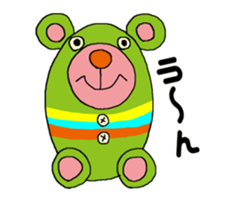 antique stuffed doll Sticker sticker #4815057