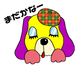 antique stuffed doll Sticker sticker #4815070