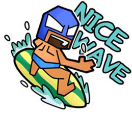 Masked Surfer sticker #4815202
