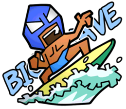 Masked Surfer sticker #4815203