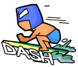 Masked Surfer sticker #4815204