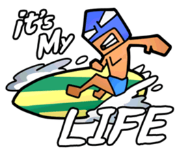 Masked Surfer sticker #4815211