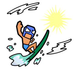 Masked Surfer sticker #4815220