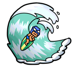 Masked Surfer sticker #4815236
