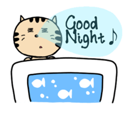 Nyanta's everyday. sticker #4815311