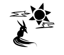 Shadow fox sticker #4815381