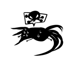 Shadow fox sticker #4815383