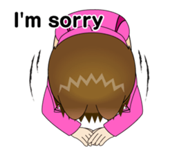 Cat, girl and women's everyday stickers sticker #4815490