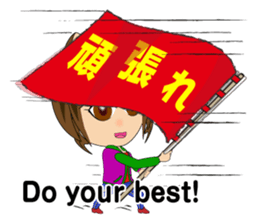 Cat, girl and women's everyday stickers sticker #4815517