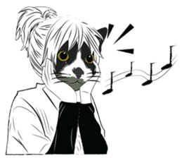 Miss Cat sticker #4815563