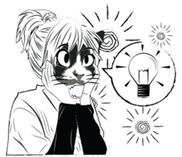 Miss Cat sticker #4815571