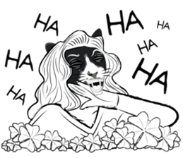 Miss Cat sticker #4815574