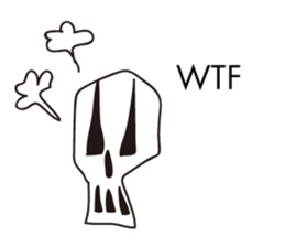 SKULL PARTY sticker #4816025