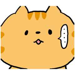 Red Tabby Cat Sticker