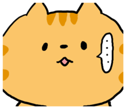 Red Tabby Cat Sticker sticker #4816088