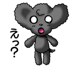 Cute Toy Poodle Sticker(Japanese) sticker #4816372
