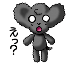 Cute Toy Poodle Sticker(Japanese) sticker #4816372