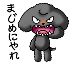Cute Toy Poodle Sticker(Japanese) sticker #4816396