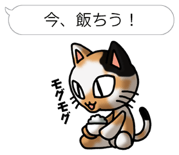 Tortoiseshell cat Pochi(Japanese) sticker #4816401