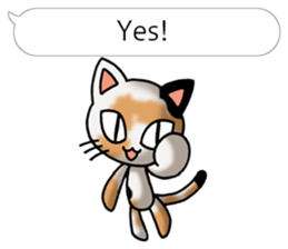 Tortoiseshell cat Pochi(Japanese) sticker #4816433