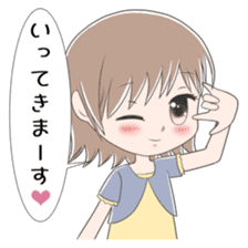 Long-distance relationship (for women) sticker #4816806