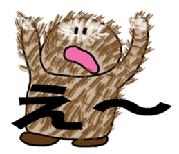 Primitive man mofu sticker #4817325