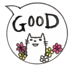Japanese Cat Sticker 1 sticker #4817643