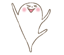 Marshmallow boy's daily stamp. sticker #4817960