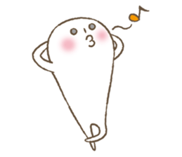 Marshmallow boy's daily stamp. sticker #4817962