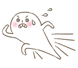 Marshmallow boy's daily stamp. sticker #4817974