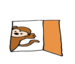 Nose big rabbit and friends sticker #4818365