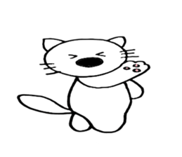 Nose big rabbit and friends sticker #4818366