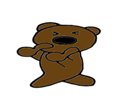 Nose big rabbit and friends sticker #4818380