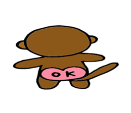 Nose big rabbit and friends sticker #4818382